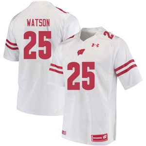 Men Wisconsin Badgers Nakia Watson #25 Alumni White Jerseys 543536-420
