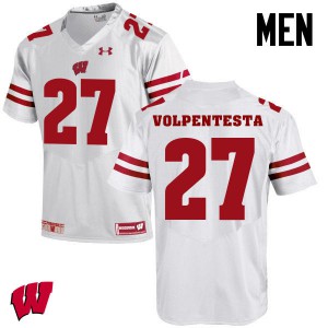 Men Wisconsin Badgers Cristian Volpentesta #20 College White Jersey 605285-187