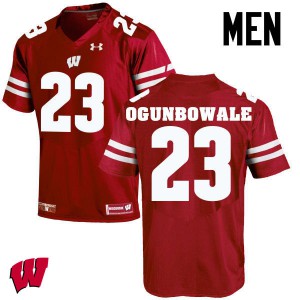 Men's Wisconsin Badgers Dare Ogunbowale #23 University Red Jersey 774927-191