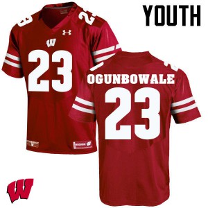 Youth Wisconsin Badgers Dare Ogunbowale #23 Red Player Jerseys 916504-714