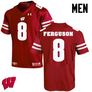 Mens Wisconsin Badgers Joe Ferguson #8 Red Alumni Jersey 638061-135