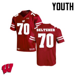 Youth Wisconsin Badgers Josh Seltzner #70 Alumni Red Jerseys 221578-904