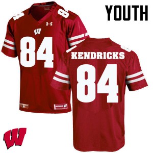 Youth Wisconsin Badgers Lance Kendricks #84 Stitched Red Jerseys 658183-168