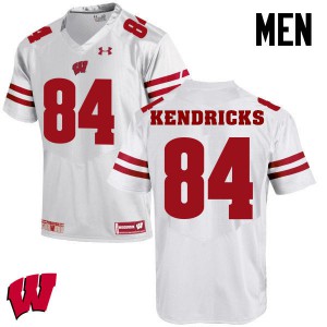 Men Wisconsin Badgers Lance Kendricks #84 White Alumni Jersey 945631-286