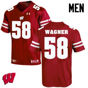 Men Wisconsin Badgers Rick Wagner #58 Alumni Red Jersey 915746-848