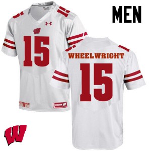 Men's Wisconsin Badgers Robert Wheelwright #15 White Player Jerseys 402272-466