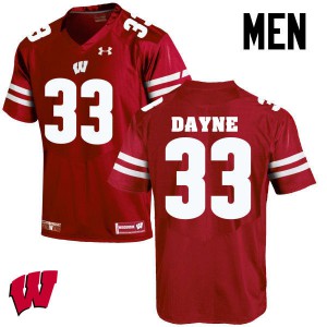 Men Wisconsin Badgers Ron Dayne #33 Red High School Jerseys 679993-461