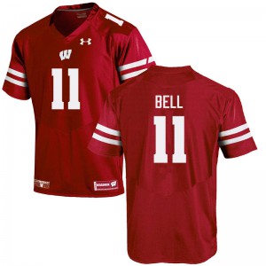 Men's Wisconsin Badgers Skyler Bell #11 Player Red Jersey 503241-375