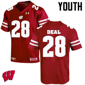 Youth Wisconsin Badgers Taiwan Deal #28 Red University Jersey 240401-204