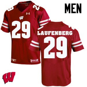Men's Wisconsin Badgers Troy Laufenberg #29 Red Alumni Jersey 963148-122